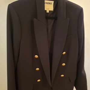 L'agence Kenzie Blazer Black. Size 10